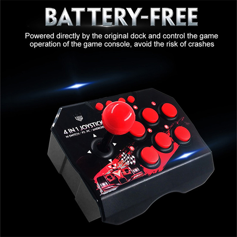 GAMINJA 4-in 1 ゲームジョイスティック 3 メ - Arcade Vibes のレビューと価格