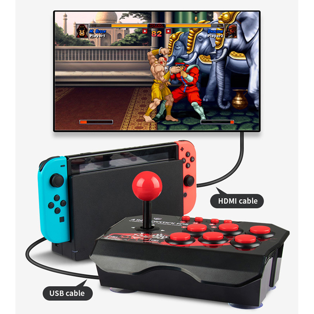 GAMINJA 4-in 1 ゲームジョイスティック 3 メ - Arcade Vibes のレビューと価格