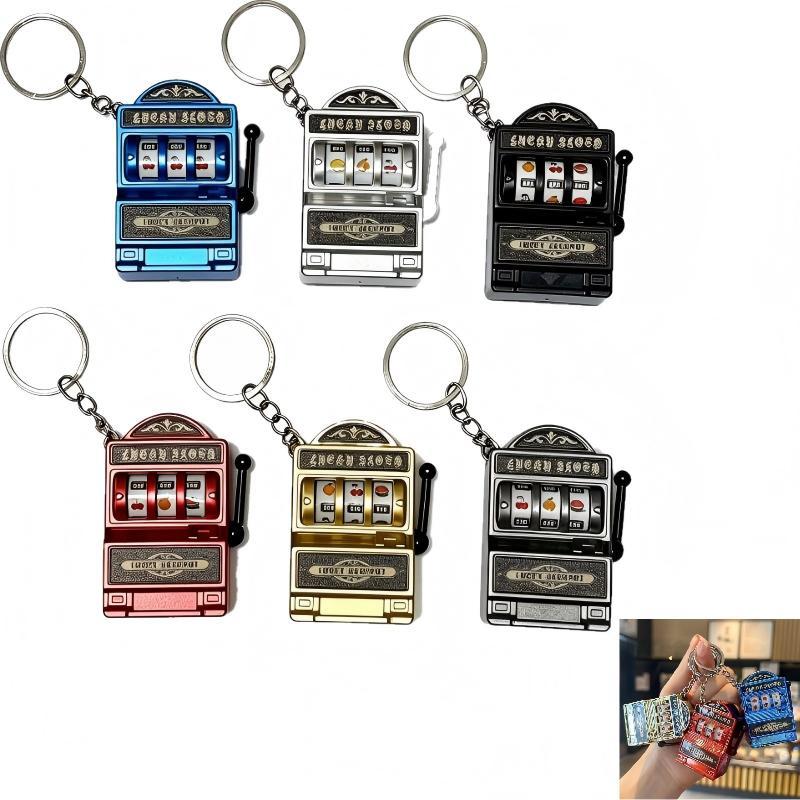 ミニギャンブルスロットマシンキーホルダー、クリエイティブアー - Arcade Game Jackpot のレビューと価格
